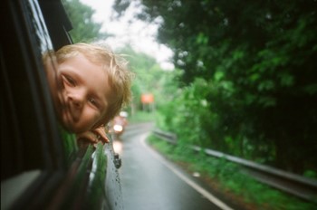Children and safety road