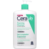 CeraVe - 泡沫洁面乳（面部和身体），适用于中性至油性皮肤 1000mL