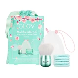 Glov - Kit Matcha Latte Set: Reusable Pads + Kabuki Brush + Bag