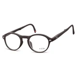 Montana Eyewear - Occhiali da lettura pieghevoli, nero 1&nbsp;un. +3.50