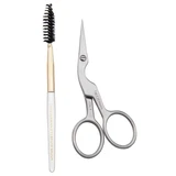 Tweezerman - Brow Shaping Scissors & Brush 2 un.
