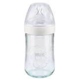 Nuk - Nature Sense Glass Baby Bottle 240mL Color Assorted M