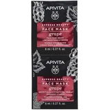 Apivita - Grape Anti-Wrinkle and Firming Mask 2x8mL
