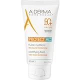 A Derma - Protect Ac Fluido Opacizzante Protezione solare per la pelle acneica 40mL SPF50+