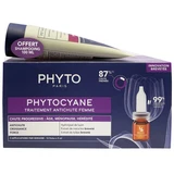 Phyto - Phytocyane Progressive Hair Loss Treatment Ampoules 12x5ml + Shampoo 100mL