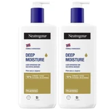 Neutrogena - Deep Moisturizing Lotion-Oil 2x400 mL