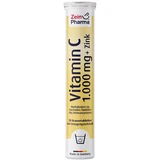 ZeinPharma - Vitamin C 1000mg + Zink Food Supplement Effervescent Tablets 20 un.