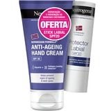 Neutrogena - Anti-Aging Hand Cream 75mL + Lipstick SPF20 4,8g SPF20