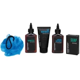 Man'Stuff - 沐浴露 100 毫升 润肤霜 75 毫升 香皂 100 毫升 洗面奶 100 毫升 海绵 1 单位