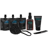 Man'Stuff - 磨砂膏 50mL 海绵 沐浴露 75mL 喷雾剂 100mL 保湿霜 50mLMask 50mL 梳子 1 单位