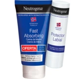 Neutrogena - Crema de Manos Absorción Rápida 75 ml + Barra de Labios 4,8 G