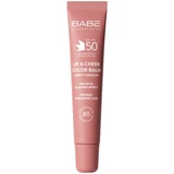 Babé - Lip and Cheek Color Balm 20mL Pink SPF50