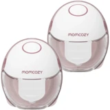 MomCozy - Extractor de leche estilo móvil M6 1&nbsp;un. Cozy Red Double