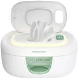 MomCozy - Calentador de toallitas [Enchufe europeo Tipo-C] 1&nbsp;un. Green + White