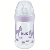 Nuk - Nature Sense Baby Bottle with Silicone Teat M Assorted Colors 6-18m 260mL