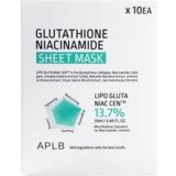 APLB - Glutathione Niacinamide Hoja facial Mask 10&nbsp;un.