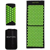 Akumata - Long Acupressure Mat with Pillow 1&nbsp;un. Black and Green