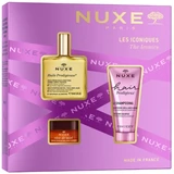 Nuxe - Huile Prodigieuse 50mL Hair Prodigieux Champú 50mL Rêve de Miel Bálsamo 15g