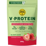 Gold Nutrition - V-Protein From Pea and Brown Rice 240g Strawberry