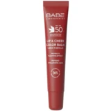 Babé - Bálsamo de color para labios y mejillas 20mL Cherry SPF50