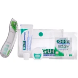 Gum - Travel Toothbrush 1un+Toothpaste 12mL+Dental Floss Sample+Soft-Picks