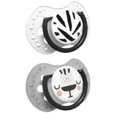 Lovi - Dynamic Soother 2&nbsp;un. Salt and Pepper 6-18 Months