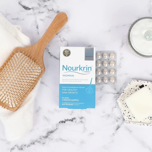 Nourkrin Shampoo Für Haarwachstum - 150 Ml, Sanfte Formel Mit Biotin & Peptiden, Für Haarausfall & Dünnes Haar