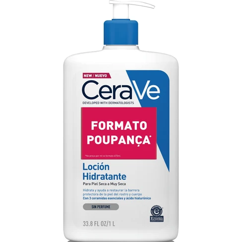 CeraVe - 适用于面部和身体干性至极度干性皮肤的保湿乳液