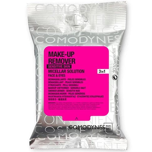 Comodynes - Make Up Remover Wipes Micelar Solution for Sensitive Skin 