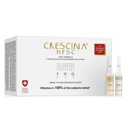 Crescina - Transdermic Hfsc Complete Treatment Ampoules for Men 