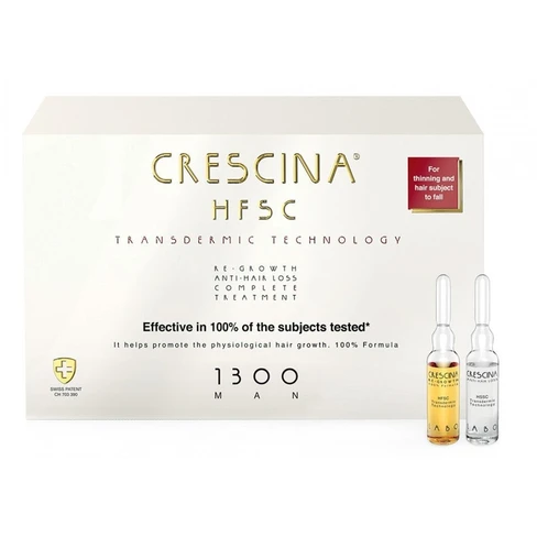 Crescina - Transdermic Hfsc Complete Treatment Ampoules for Men 
