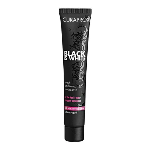 Curaprox - Black Is White Whitening Toothpaste with Activated Charcoal 