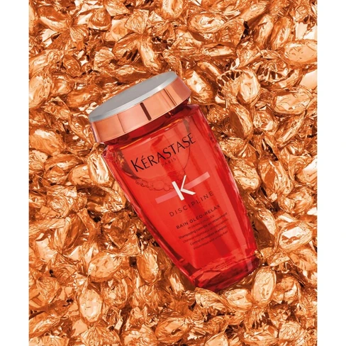 Discipline Bain Oléo Relax Champú Cabello rebelde voluminoso