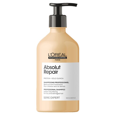 【廃盤品】L'Oreal スマートボンド ステップ1&2 500mL Serie Expert Absolut Repair Shampoo Damaged Hair - L'Oréal