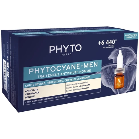 Phyto - Phytocyane-Men Progressive Hair Loss Treatment Ampoules