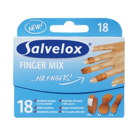 Salvelox - Salvequick Finger Mix sorted Plasters for Fingers 