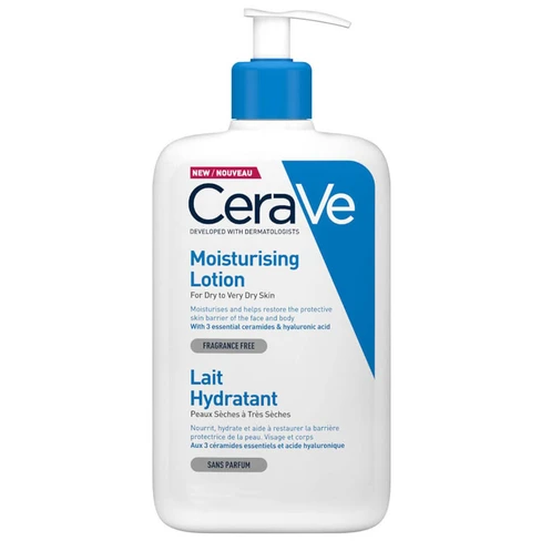 CeraVe - 适用于面部和身体干性至极度干性皮肤的保湿乳液