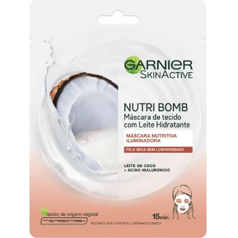 Garnier - Skin Active Nutri Bomb Mascarilla Nutritiva y Luminosa 1 Unidad