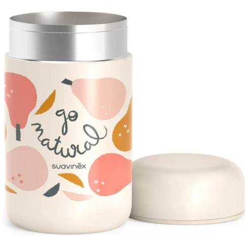 Suavinéx Go Natural Thermos for for Hot and Cold Solids