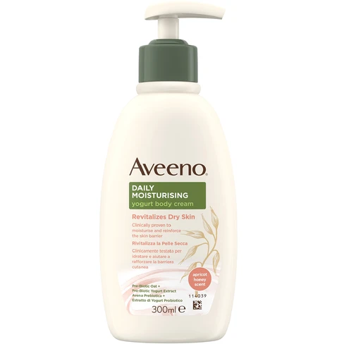 Aveeno - Daily Moisturising Balsamo corpo Yogurt Albicocca e Miele 