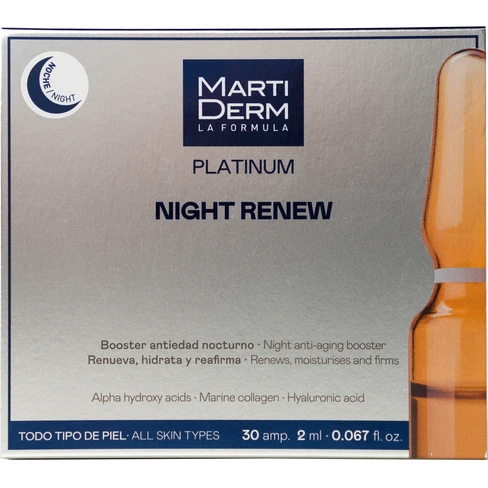 Martiderm - Platinum Night Renew Ampoules