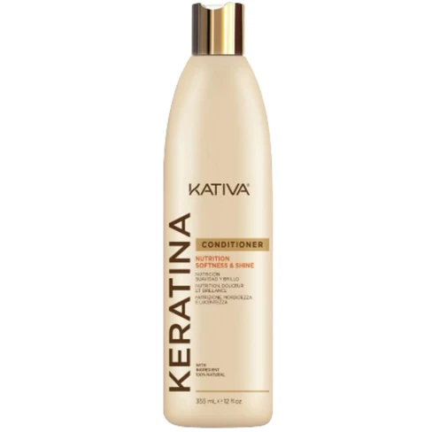 Kativa Acondicionador Keratina Nutrición, suavidad y brillo