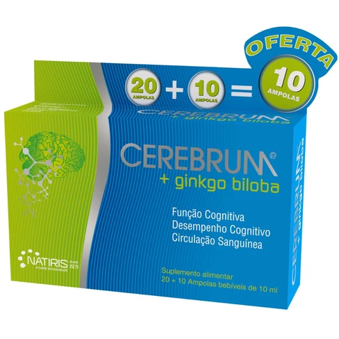 Cerebrum - Cerebrum + Ginkgo Biloba Ampolas
