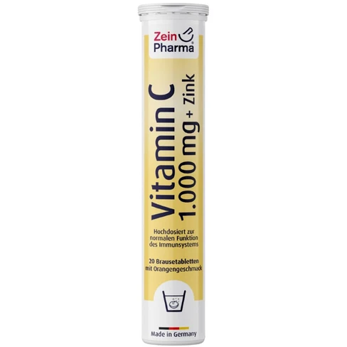 ZeinPharma - Vitamin C 1000mg + Zink Food Supplement Effervescent Tablets