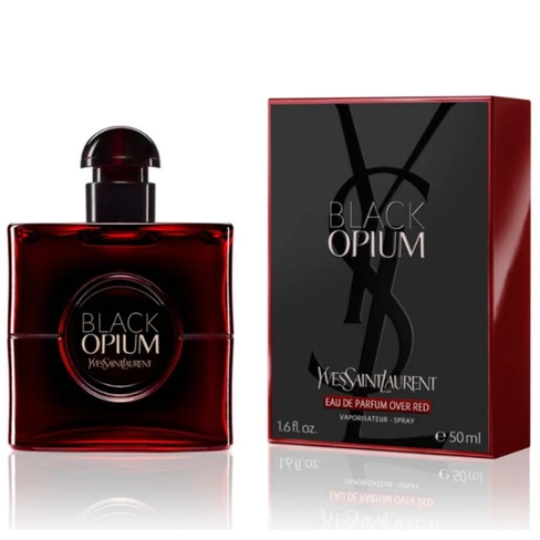 Yves Saint Laurent Black Opium Agua de perfume Over Red