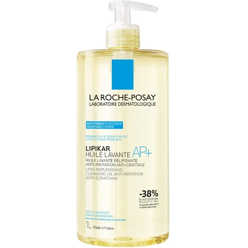 La Roche-Posay - Lipikar Ap+ Olio detergente per pelle atopica 1000mL