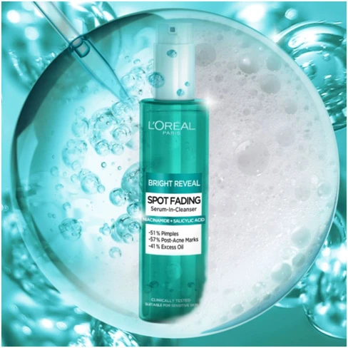 Bright Reveal Anti-Dark Spot Serum Cleanser with Niacinamide and