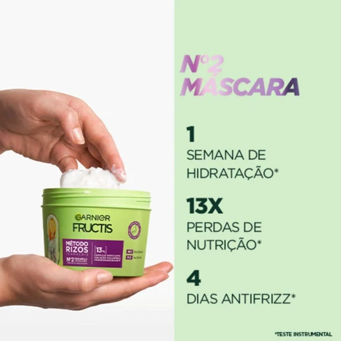 Fructis Curl Method Hair Mask N2 para rizos hidratados - Garnier