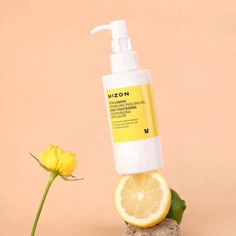 WOVE Neutramist & Peeling Gel セット Vita Lemon Gel exfoliante espumoso reafirmante de la piel - Mizon