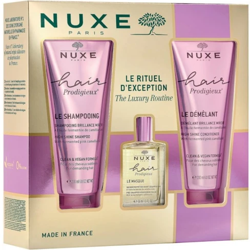 Nuxe - Hair Prodigieux Le Shampooing 200ml+ Le Masque 30mL + Le Démêlant 200mL